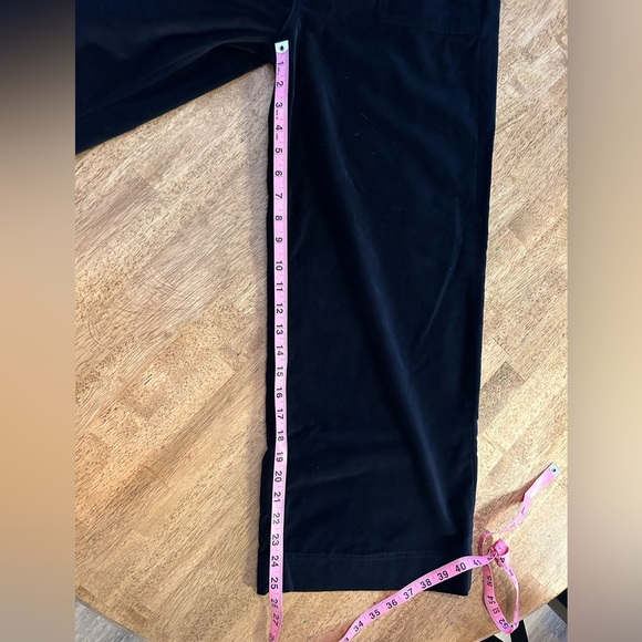 FRYE Camber Black Velvet Crop Wide Leg Pants Women’s Size 29 - Picture 12 of 13